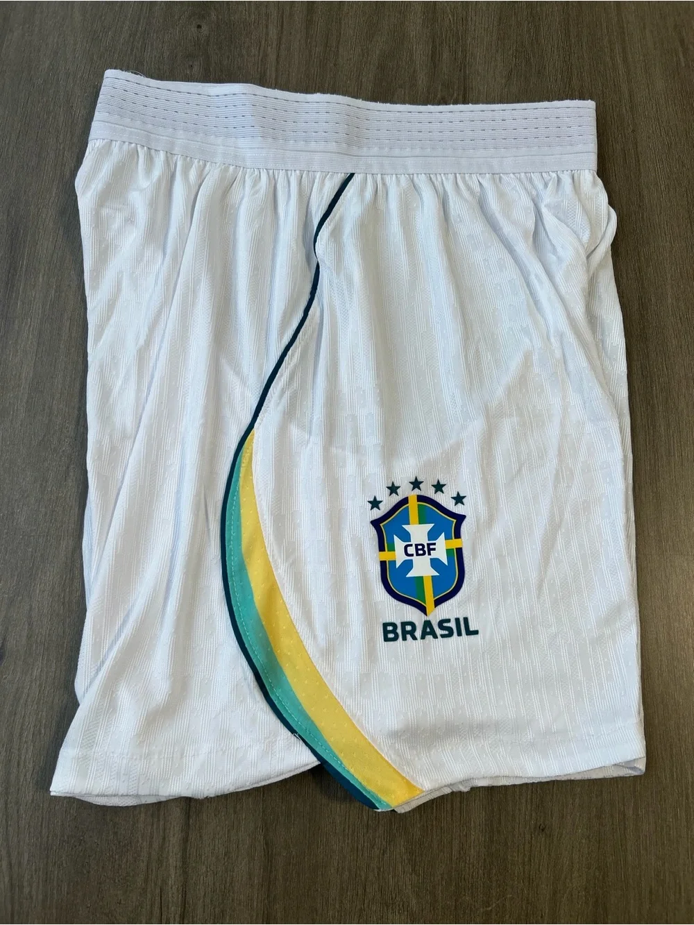 Nike Brazil 10 White Athletic Shorts - Picture 4 of 6
